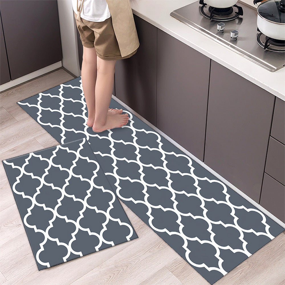 2pcs Set 40x60cm and 40x120cm Kitchen Door Floor Non-Slip Mat Rugs