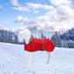 Dog Reflective Winter Jacket Extra Warm Raincoat-Red