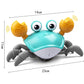 Electric Crawling Crab Toy With Music and LED Light