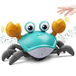 Electric Crawling Crab Toy With Music and LED Light