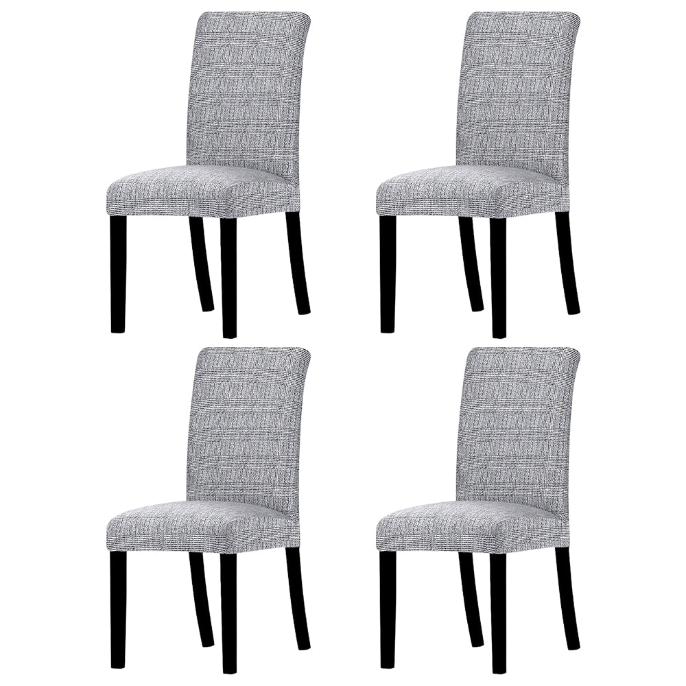 4Pcs Stretch Chair Cover-Grey