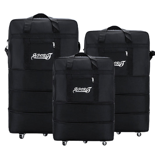 Expandable Extra Large Travel Oxford Duffel Bag