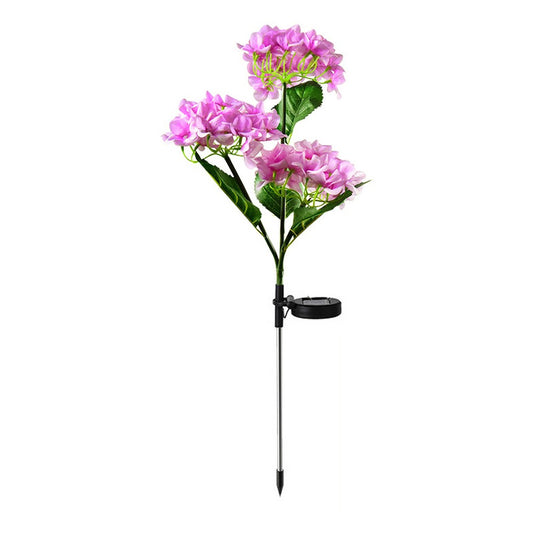 Hydrangea Flower LED Solar Light Garden Lighting