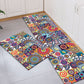 2Pcs Bohemian Kitchen Non-Slip Floor Mat Set