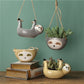 Sloth Gardening Gifts Hanging Planter for Indoor Outdoor Plants