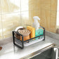 Stainless Steel Soap Dispenser Rack with Removable Drain Tray
