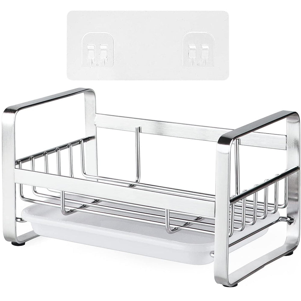 Stainless Steel Soap Dispenser Rack with Removable Drain Tray