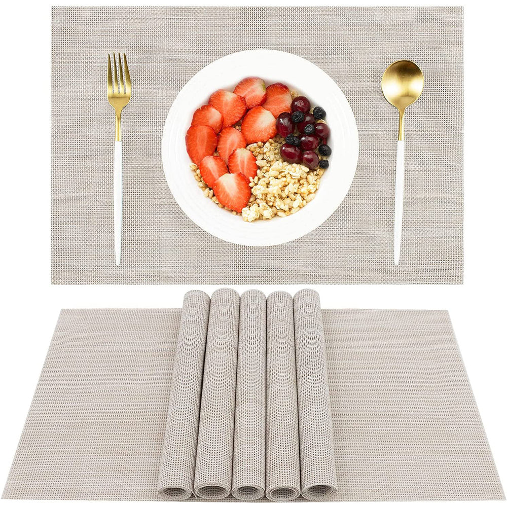 6pcs Washable Dining Table Placemats