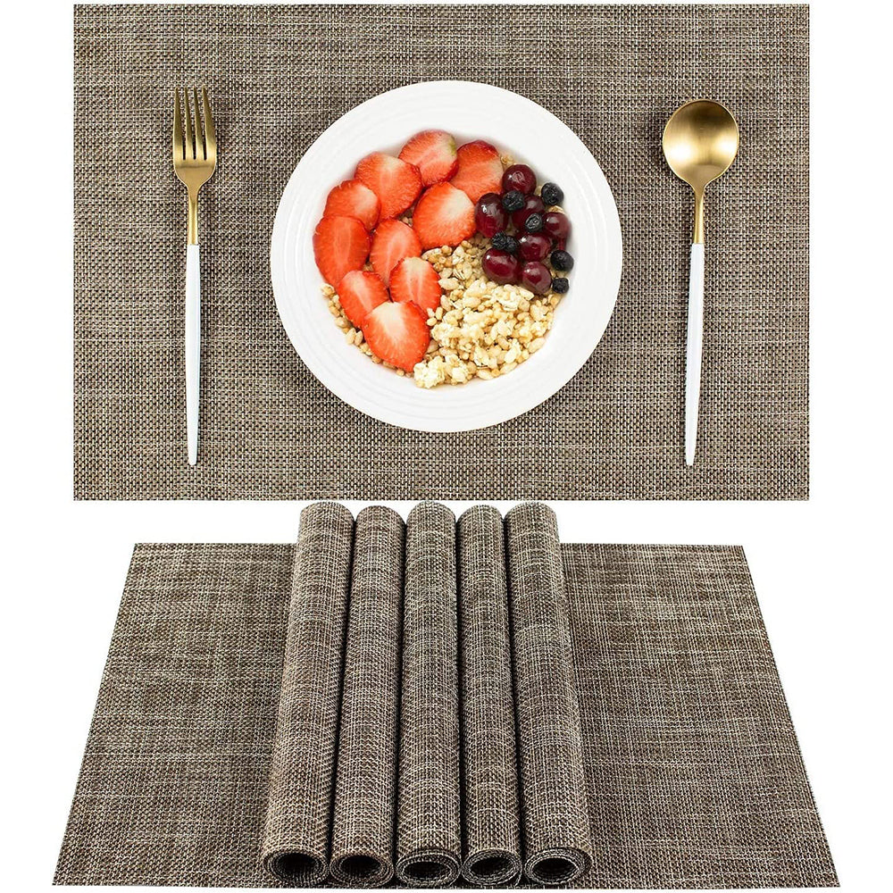 6pcs Washable Dining Table Placemats