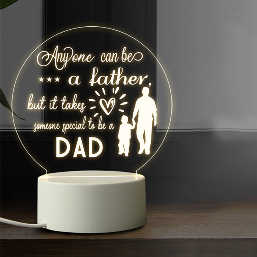 Acrylic Night Light for Dad