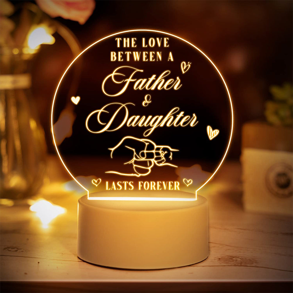 Acrylic Night Light for Dad