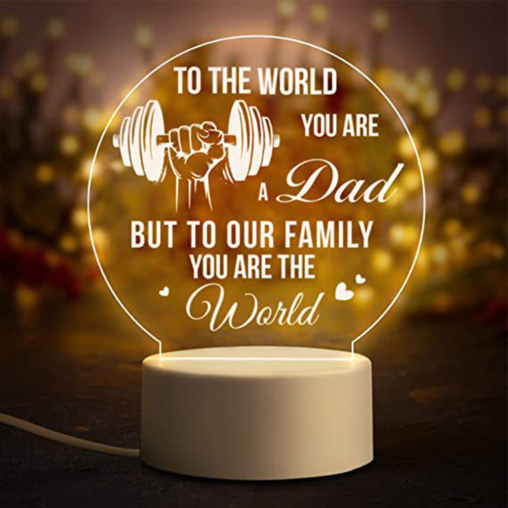 Acrylic Night Light for Dad