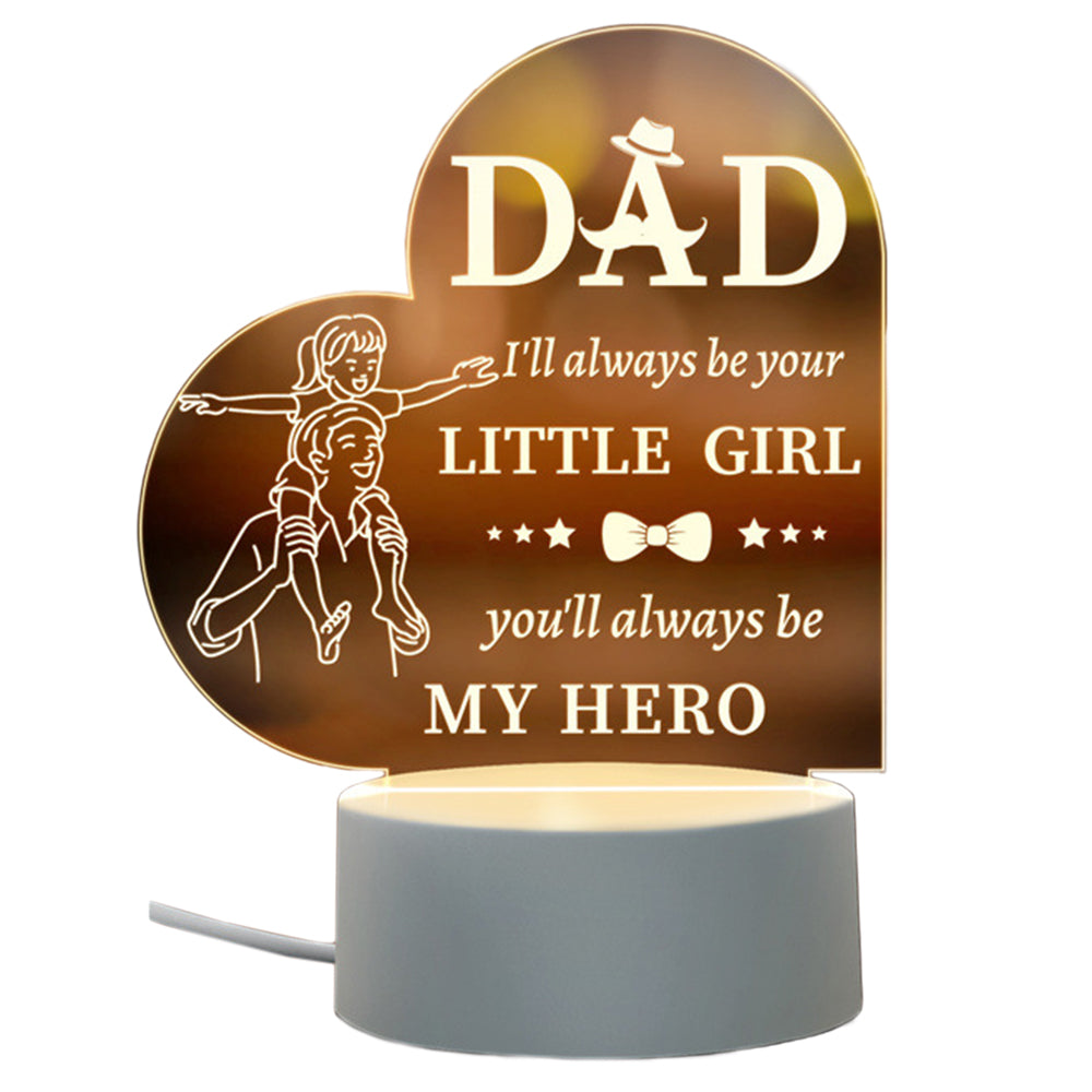 Acrylic Night Light for Dad