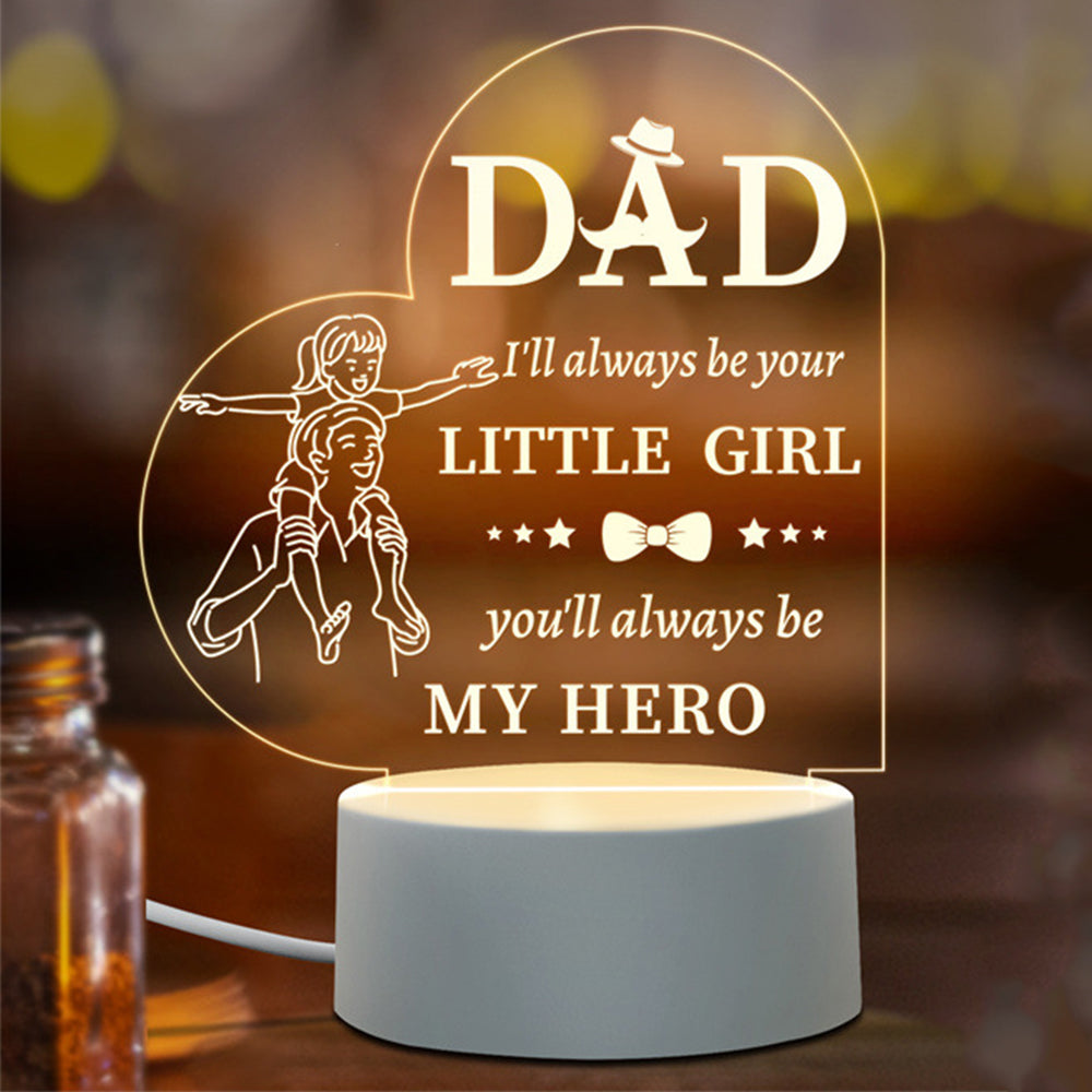 Acrylic Night Light for Dad