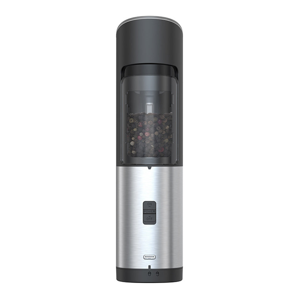 Stainless Steel Gravity Automatic Sensor Salt and Pepper Grinder with LED Light