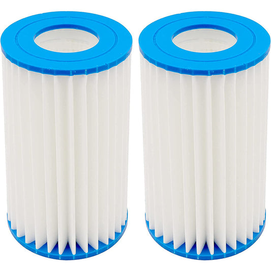 2Pcs Pool Filter Cartridge Replacement Cartridge with Intex A or Intex C Suitable for Intex 29000e or 59900e for Use in 500, 800, 1500 Gallon Filter Pump