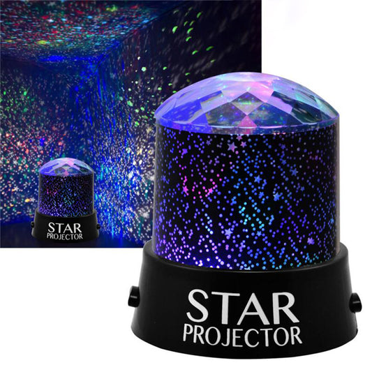 2Pcs Starry Sky Rotating LED Star Projector Night Light