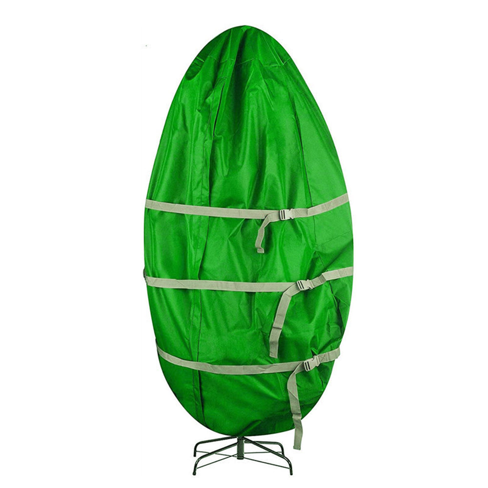 Christmas Tree Upright Storage Bag with Elastic Bandage-Green