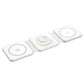 3 in 1 Foldable Adsorbable Iron USB Qi Wireless Fast Charging Station with Night Light for Phone Apple Watch Airpods