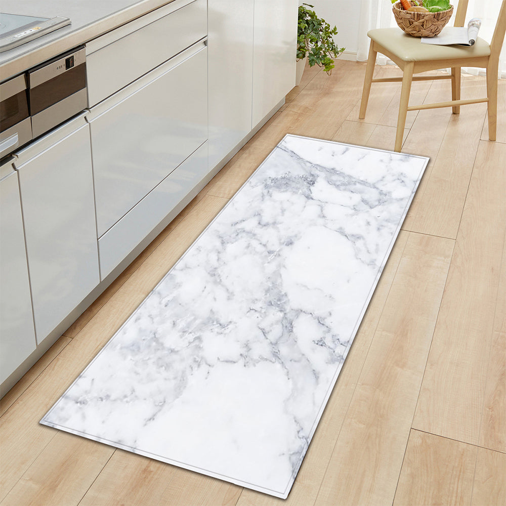 Marble Style Home Non-Slip Kitchen Floor Mat-Style 1