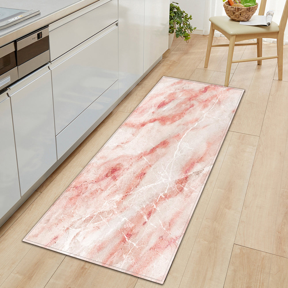 Marble Style Non-Slip Kitchen Floor Mat-Style 3