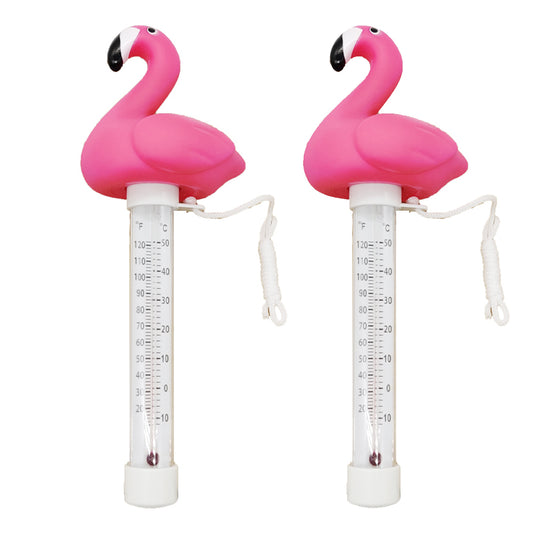 2Pcs Floating Pool Thermometer for Outdoor and Indoor