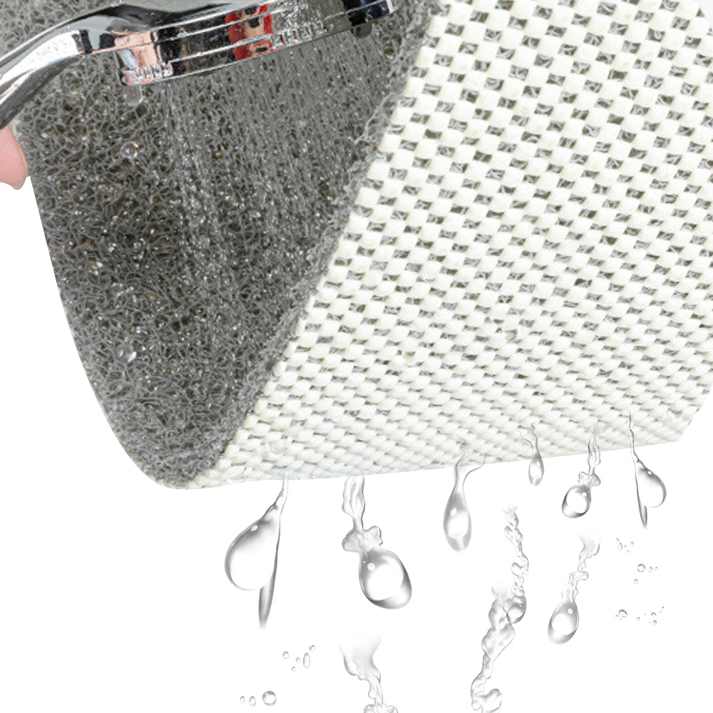 Anti-Slip Shower Loofah Bathroom Bath Mat Carpet Water Drains