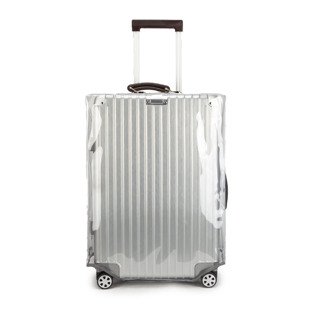 2Pcs PVC Full Transparent Luggage Protector Cover-Style 2