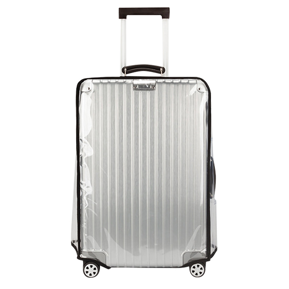 2Pcs PVC Full Transparent Luggage Protector Cover-Style 1