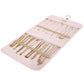 Double-Sided Hanging Jewelry Display Organizer Storage Roll with Hook