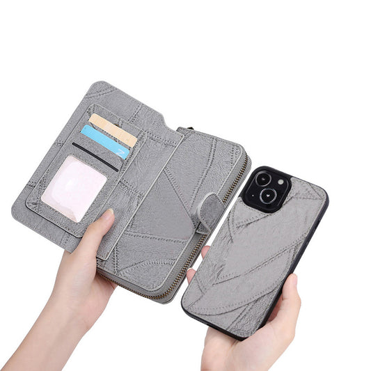 Women Wallet Case Flip Detachable with Card Holder Phone Cover Purse -iPhone14