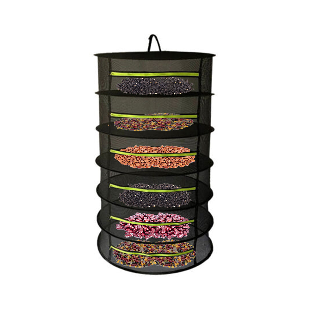 2/4/6/8 Layer Herb Plant Drying Rack with Storage Bag