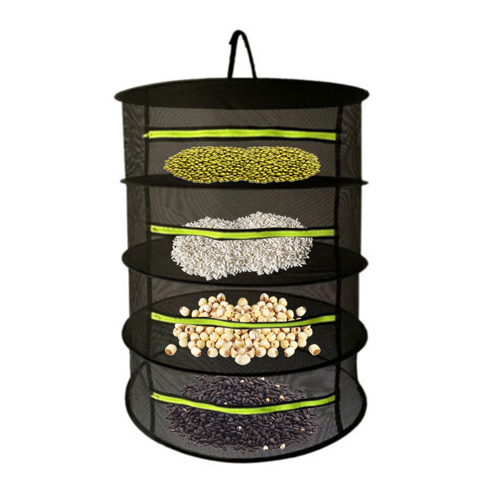 2/4/6/8 Layer Herb Plant Drying Rack with Storage Bag