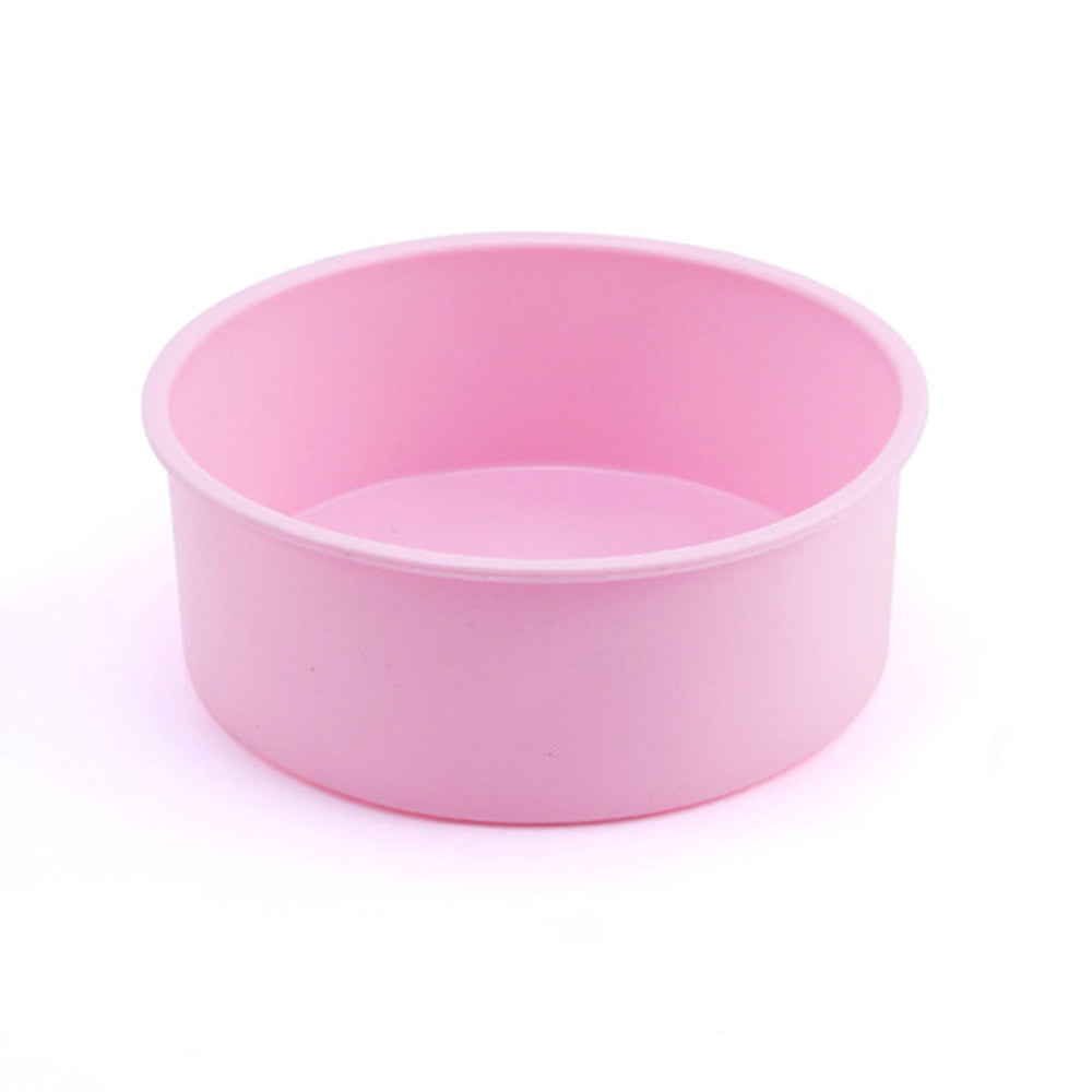 4/6/8/10 Inch Silicone Round Cake Pan Non-stick Baking Tray Mould DIY Bakeware