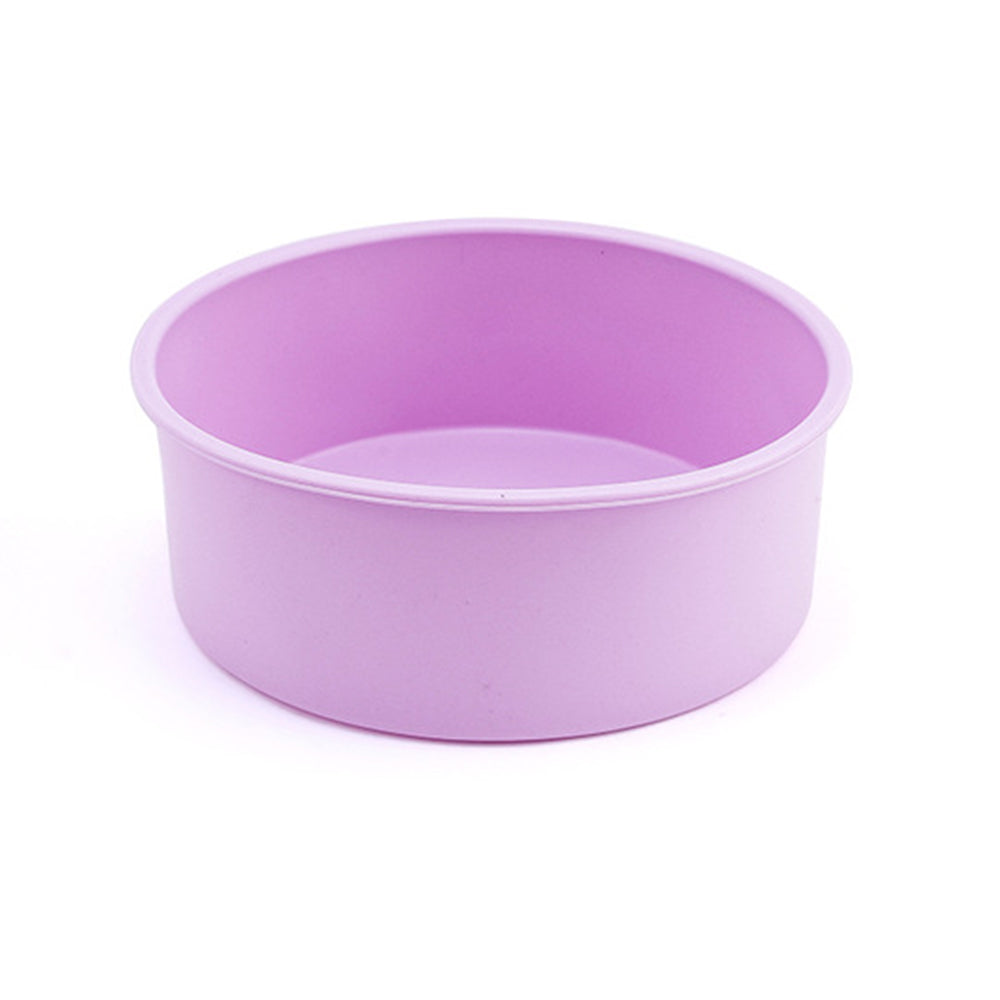 4/6/8/10 Inch Silicone Round Cake Pan Non-stick Baking Tray Mould DIY Bakeware