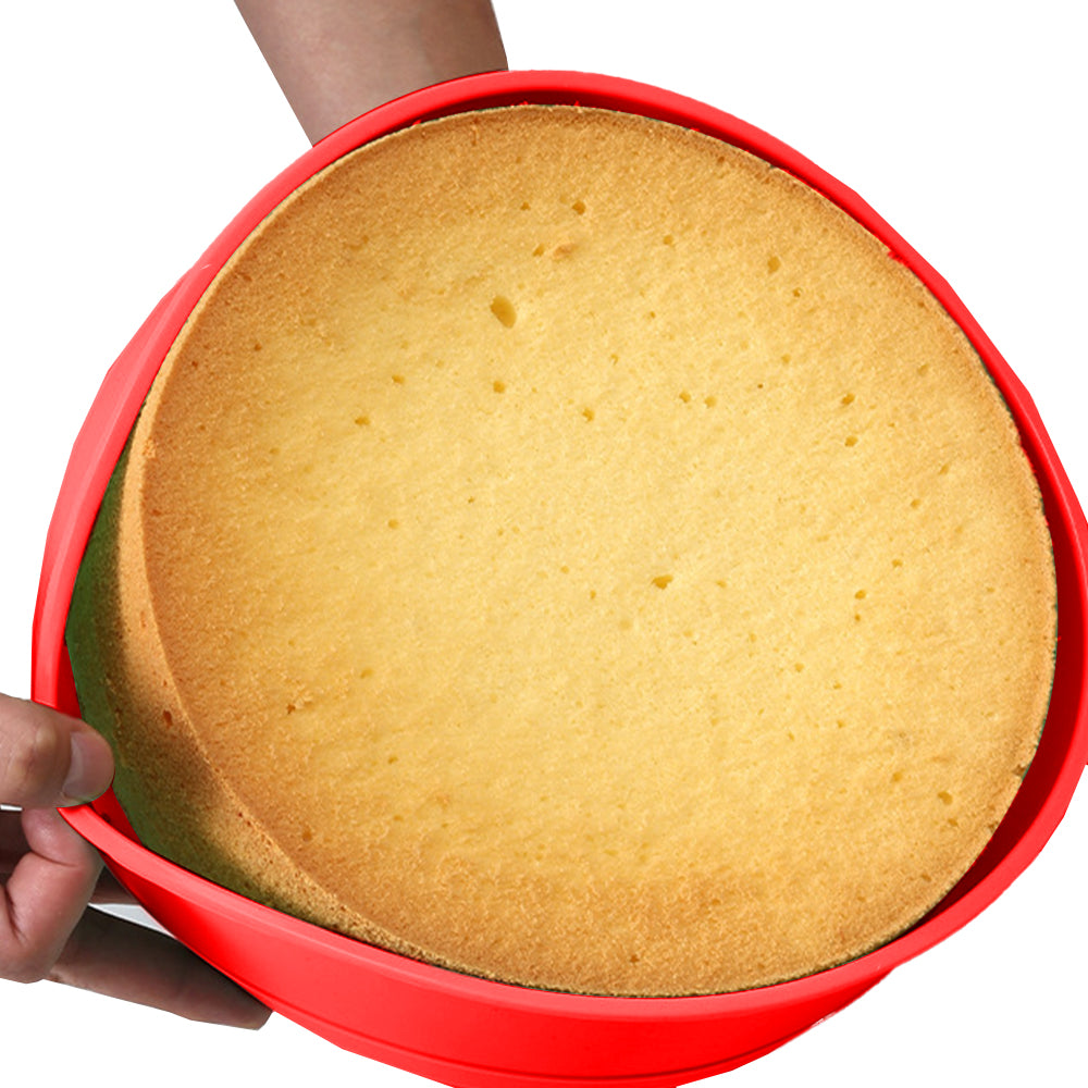 4/6/8/10 Inch Silicone Round Cake Pan Non-stick Baking Tray Mould DIY Bakeware