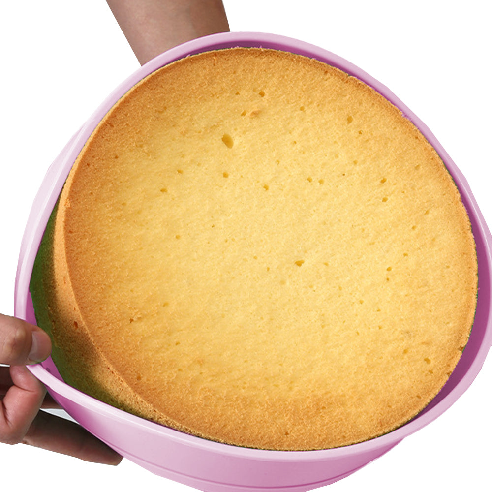 4/6/8/10 Inch Silicone Round Cake Pan Non-stick Baking Tray Mould DIY Bakeware