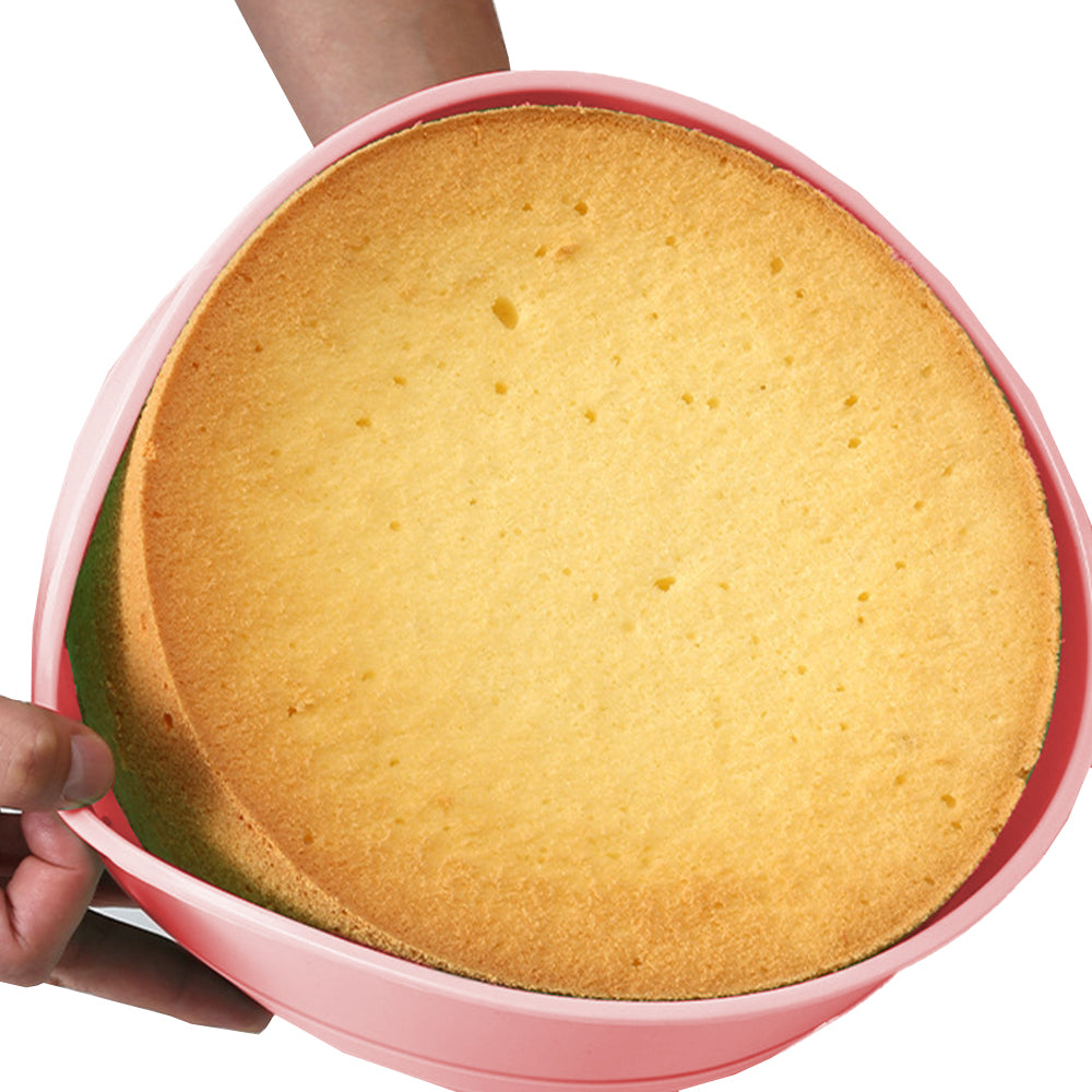 4/6/8/10 Inch Silicone Round Cake Pan Non-stick Baking Tray Mould DIY Bakeware