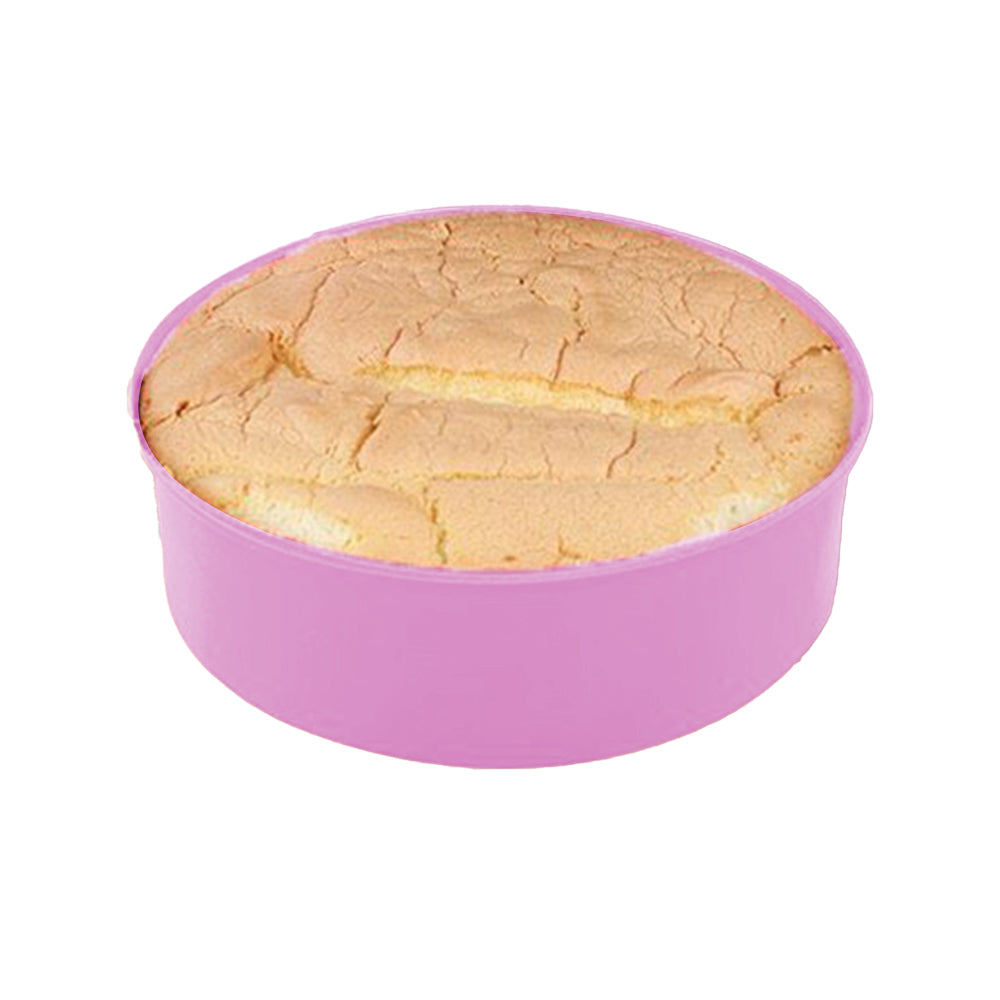 4/6/8/10 Inch Silicone Round Cake Pan Non-stick Baking Tray Mould DIY Bakeware