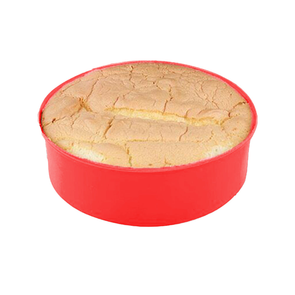 4/6/8/10 Inch Silicone Round Cake Pan Non-stick Baking Tray Mould DIY Bakeware