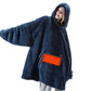 Unisex Heated Hooded Blanket Wearable Blanket Hoodie