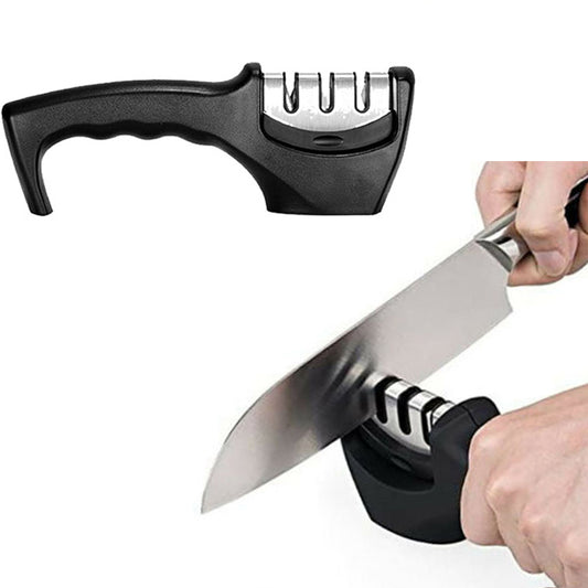 2Pcs 3-Stages Knife Sharpener