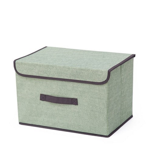 Foldable Collapsible Storage Box Bin Closet Basket Organizer with Dustproof Lid