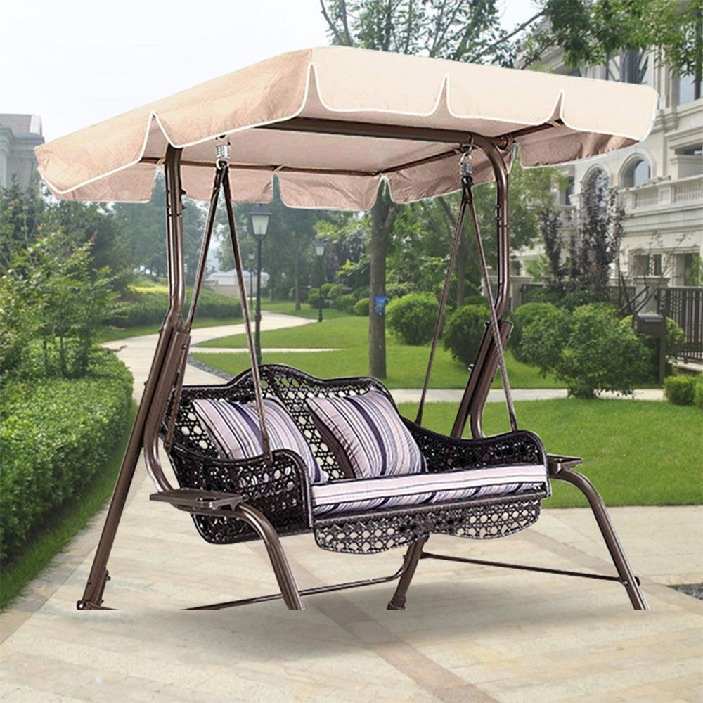 Swing Top Cover Courtyard Furniture Dust Shield-Beige