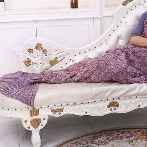 195x95cm Adult Mermaid Tail Style Blanket