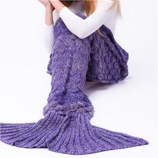 195x95cm Adult Mermaid Tail Style Blanket