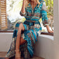 Boho Printed Maxi Dress