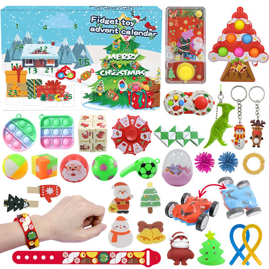 Fidget Calendar Advent Christmas Toys-Christmas