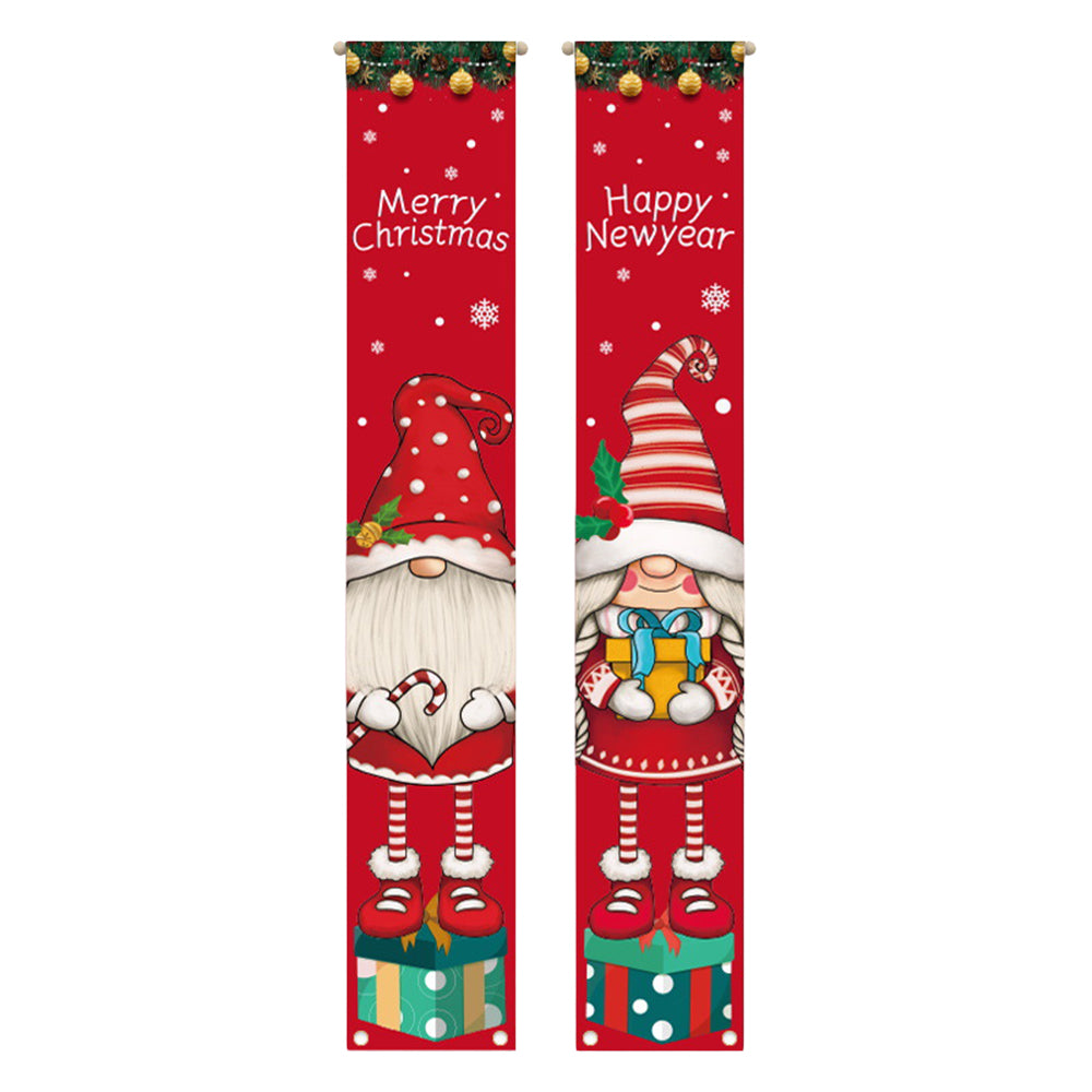 Christmas Porch Sign Oxford Cloth Door Banner-Style 3