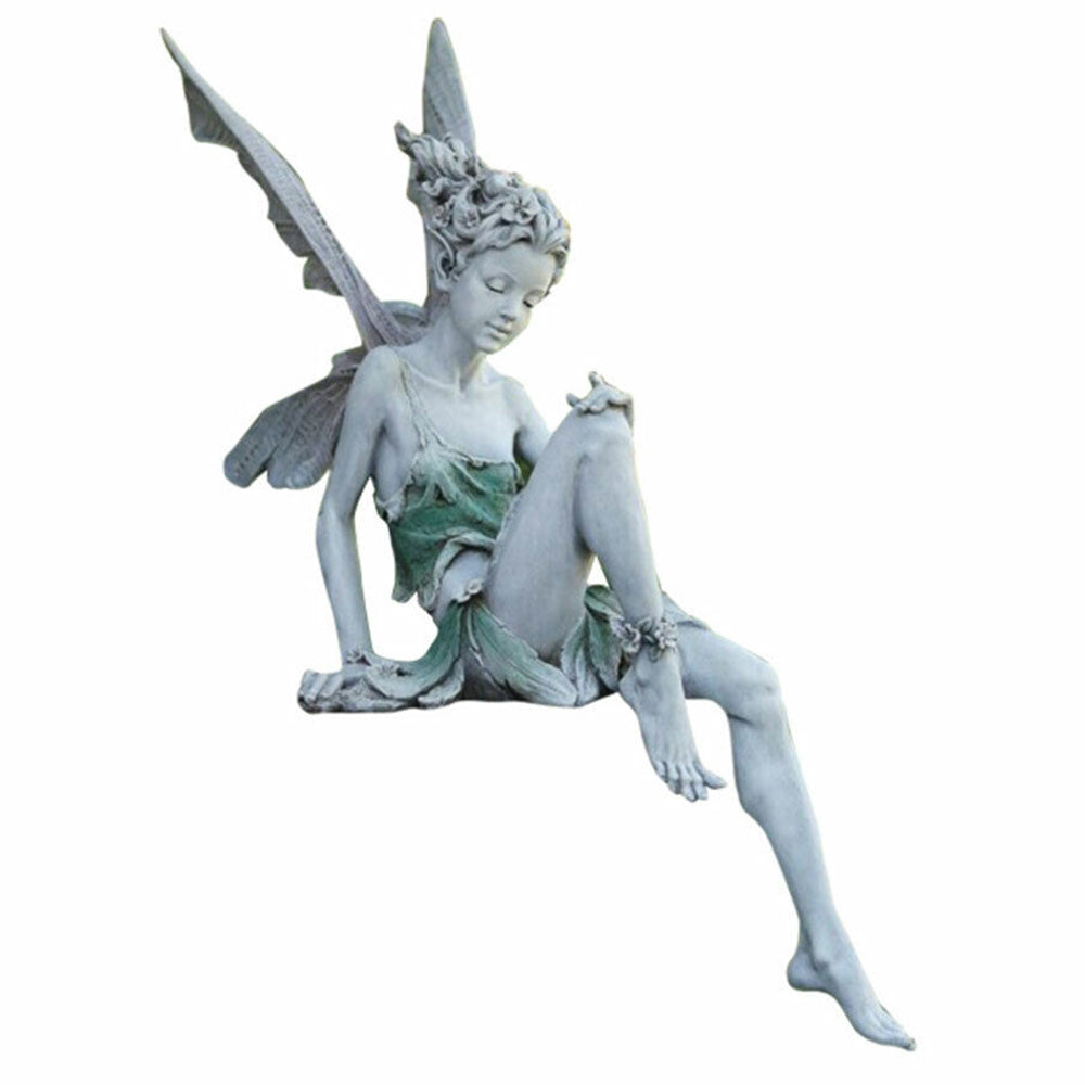 Sitting Fairy Garden Statue